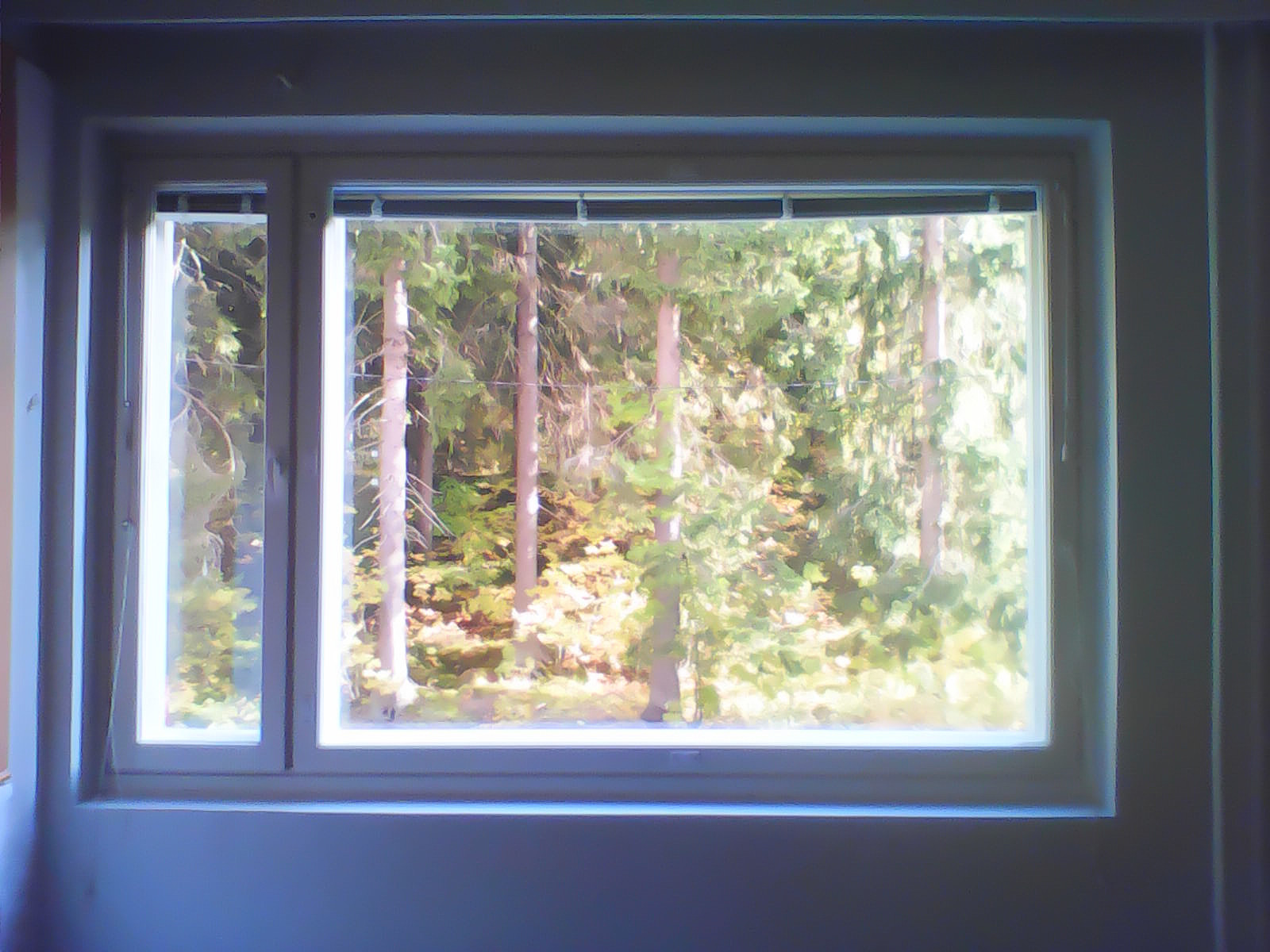 Näkymä keittiön ikkunasta ulos